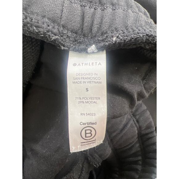 Athleta Black Balance Jogger SweatPant in Black Women's Small 4/6 - Picture 7 of 10